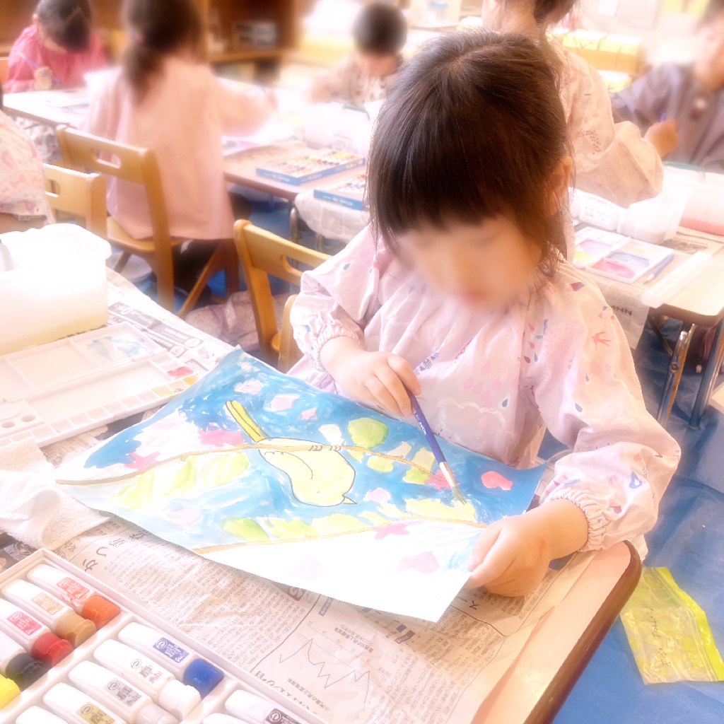 課外活動・絵画の時間